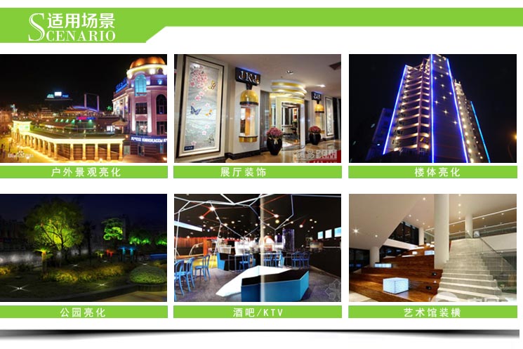 LED十字星光燈5W適用場(chǎng)景